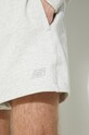 New Balance pantaloni scurti din bumbac MS41511AHH gri