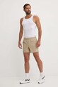New Balance pantaloni scurți de antrenament Athletics Stretch MS41517SOT bej SS24