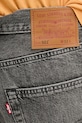 Rifľové krátke nohavice Levi's 36512 sivá