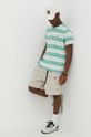 Levi's szorty bawełniane A7358 beżowy SS24