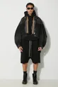 Bavlněné šortky Rick Owens Knit Shorts Creatch Cargo Pods černá