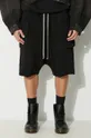 čierna Bavlnené šortky Rick Owens Knit Shorts Creatch Cargo Pods