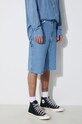 Джинсовые шорты A.P.C. short oakland голубой COGXL.H10193.IAB