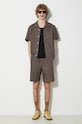 A.P.C. szorty bawełniane short vincento COGXP.H10204.LZZ czarny SS24