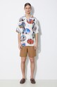 A.P.C. cotton shorts short crew COGXS.H10198.CAB brown SS24