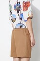 Clothing A.P.C. cotton shorts short crew COGXS.H10198.CAB brown
