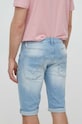 Odzież Pepe Jeans szorty jeansowe STRAIGHT PM801081MN6 niebieski