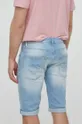 Îmbrăcăminte Pepe Jeans pantaloni scurti jeans STRAIGHT PM801081MN6 albastru