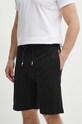Rossignol pantaloni scurti din bumbac bumbac negru RLKMP21