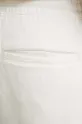 fehér Abercrombie & Fitch vászonkeverék rövidnadrág