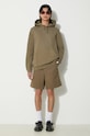 Pamučne kratke hlače Norse Projects Aros Regular Organic N35.0597.8076 zelena SS24