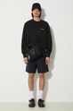 Шорты с примесью льна Norse Projects Ezra Relaxed Cotton N35.0614.7004 тёмно-синий SS24