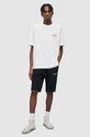 Бавовняні шорти AllSaints UNDERGROUND SWEATSHO бавовна чорний MG256Y