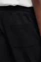 fekete AllSaints pamut rövidnadrág UNDERGROUND SWEATSHO