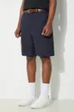 blu navy Engineered Garments pantaloncini in cotone Fatigue Short