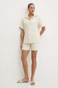 OAS pantaloni scurti din bumbac bej 5009