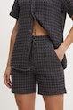 OAS pantaloni scurti din bumbac 5009 negru SS24
