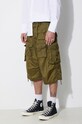 Kraťasy Engineered Garments FA Short zelená OR276.DZ027