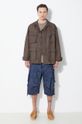Къс панталон Engineered Garments FA OR276.DZ028 тъмносин SS24