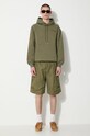 Maharishi pantaloni scurti Maha Tiger Loose Snoshorts 5099.OLIVE verde SS24