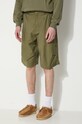 Maharishi pantaloni scurti Maha Tiger Loose Snoshorts verde 5099.OLIVE