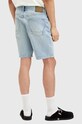 AllSaints pantaloni scurti jeans SWITCH SHORT albastru M020TA
