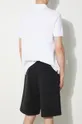 Maison Kitsuné cotton shorts Bold Fox Head Patch Oversize Jog Shorts 100% Cotton