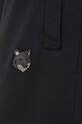 Maison Kitsuné cotton shorts Bold Fox Head Patch Oversize Jog Shorts MM01121KM0001 black