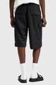 AllSaints szorty bawełniane ARDY M026TA czarny