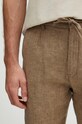 Îmbrăcăminte Lindbergh pantaloni scurți din amestec de in 30.505020.DKSTONE maro