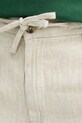 Lindbergh pantaloni scurți din amestec de in gri 30.505020.OPTICALWHI