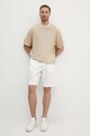 Armani Exchange pantaloni scurti 3DZS05.ZN3LZ alb SS24