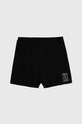 Armani Exchange pantaloni scurti tricotaj negru 3DZSJE.ZJZDZ