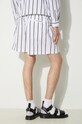 Одежда Хлопковые шорты MKI MIYUKI ZOKU Striped Shorts STRIPED.SHORTS чёрный