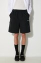 MKI MIYUKI ZOKU pantaloni scurti din bumbac Ripstop Cargo Shorts negru RIPSTOP.CARGO.SHORTS