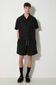 MKI MIYUKI ZOKU szorty Tencel Shorts TENCEL.SHORTS czarny SS24