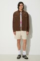 AAPE cotton shorts AAPSPMA675XXM beige SS24