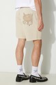 Clothing AAPE cotton shorts AAPSPMA675XXM beige
