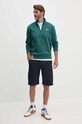 Šortky s prímesou ľanu Guess M4GD17.WFBXA tmavomodrá SS24