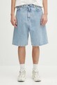 Τζιν σορτς Carhartt WIP Brandon Short λείο μπλε I031921.01A3