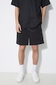 Rains pantaloni scurti Kano Shorts panza negru 19210.01