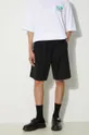 Pamučne kratke hlače VETEMENTS Jersey Shorts crna