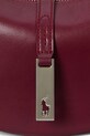 Polo Ralph Lauren torebka skórzana 428871248 bordowy