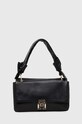 Tommy Hilfiger torebka skórzana skóra licowa czarny AW0AW15685