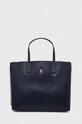 Τσάντα Tommy Hilfiger συνθετικό σκούρο μπλε AW0AW15692