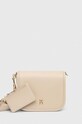 Tommy Hilfiger torebka nie mieści A4 beżowy AW0AW15694