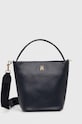 Tommy Hilfiger torebka nie mieści A4 granatowy AW0AW15699
