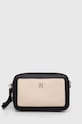 Tommy Hilfiger torebka nie mieści A4 beżowy AW0AW15701