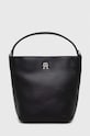 Tommy Hilfiger kézitáska szintetikus bőr fekete AW0AW15706