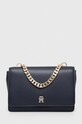 Tommy Hilfiger torebka nie mieści A4 granatowy AW0AW15725